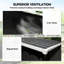 Outsunny 5 x 3 ft Lean-to Garden Shed Outdoor Storage Shed Vents-125294766