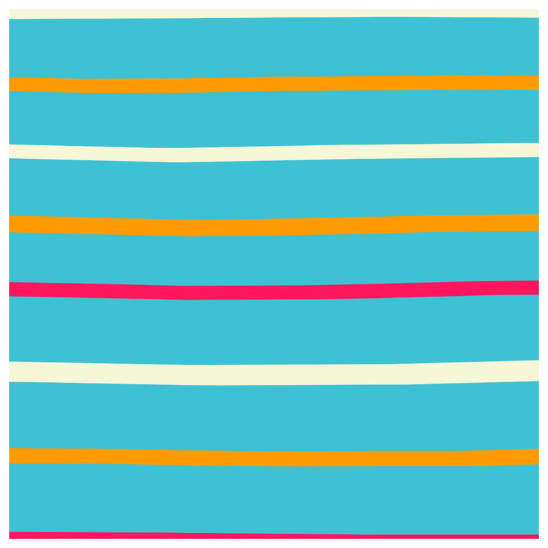 Coussins Turquoise Orange, 14 X 14 pouces