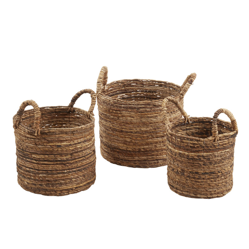 Ensemble de paniers 3 pièces Abaca