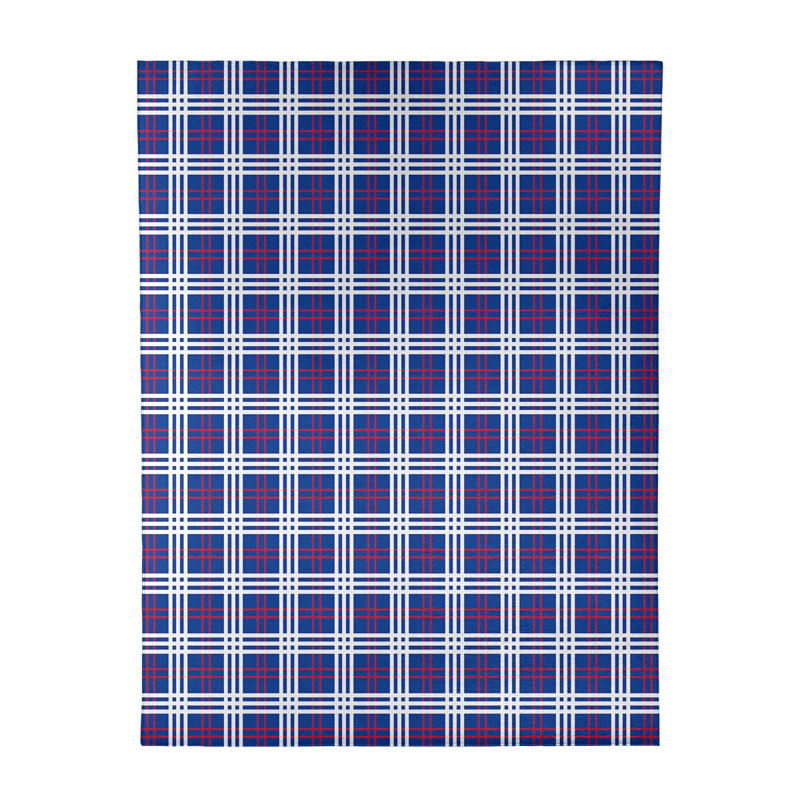 Plaid Indoor Rug, Rectangle 9' x 12'