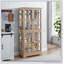 Vitrine Curio, vitrine antique avec portes en verre-712261545