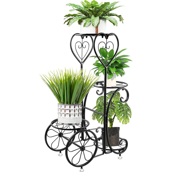 Darby Home Co Mirmande Metal Plant Stand | Wayfair Mirmande Metal Plant Stand
