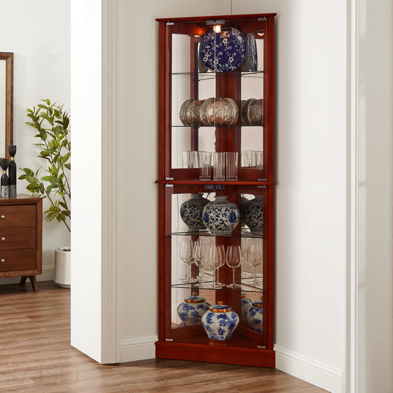 Armoire d'angle Curio