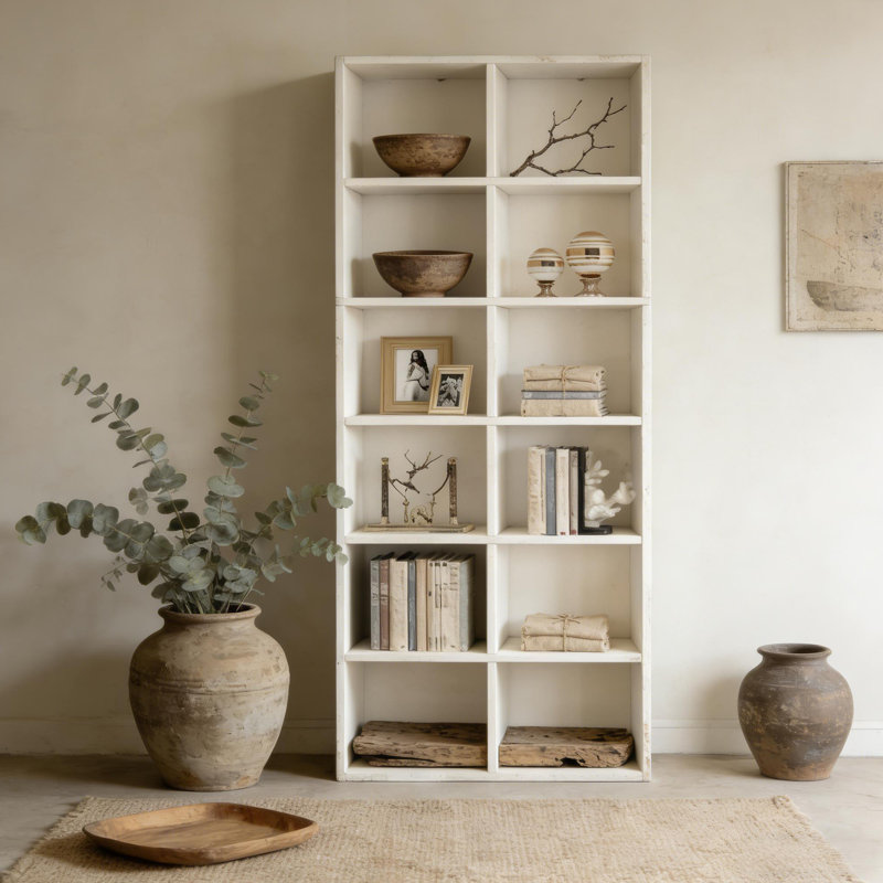 Compact Bookcase,Attractive Display Rack,Open Cabinet