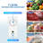BANGSON Chest Freezer, Deep Freezer 5.0 Cu. Ft with Removable Basket