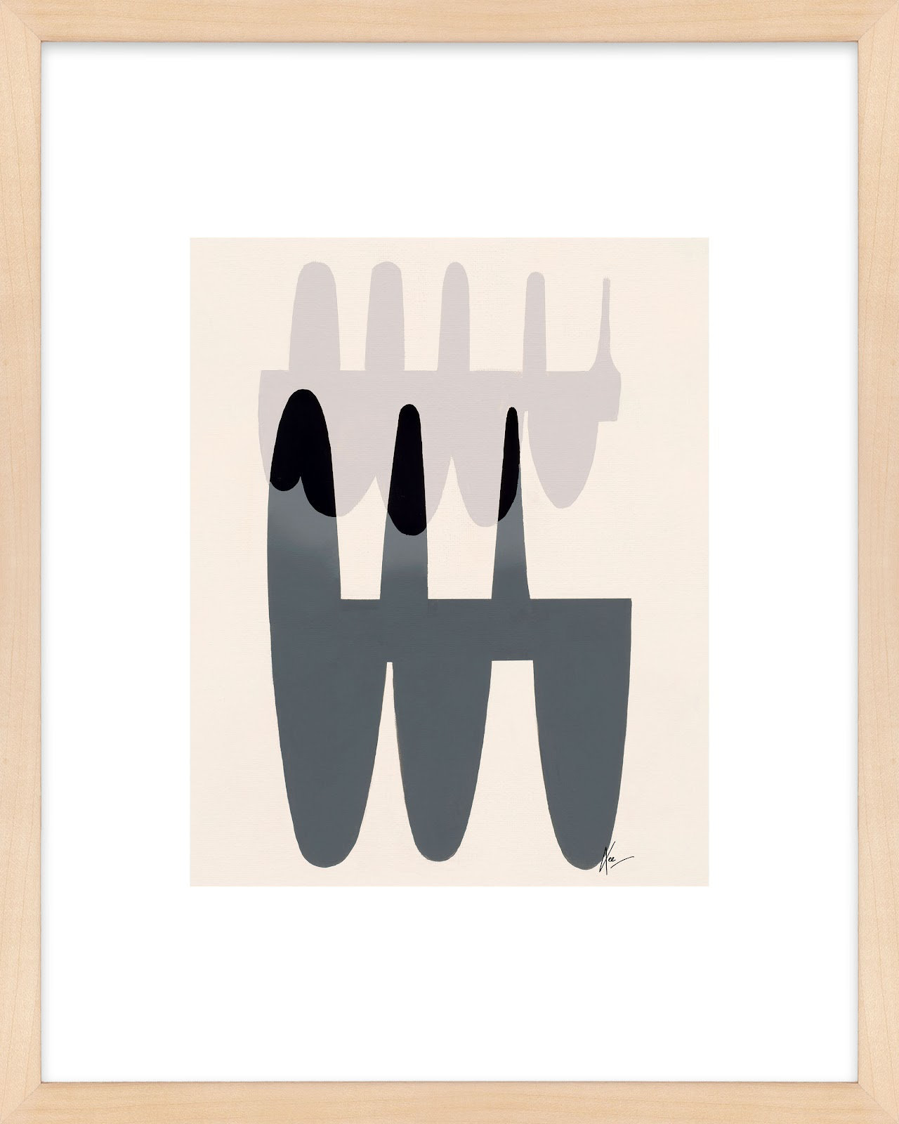 Joelle "Flora 3" Print by Lee Lessem, Brown, 30" H x 24" W x 1.25" D