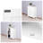 Bathroom Floor Storage Cabinet, 3 Layer Storage Unit With 2 Adjustable Shelf And Double Door