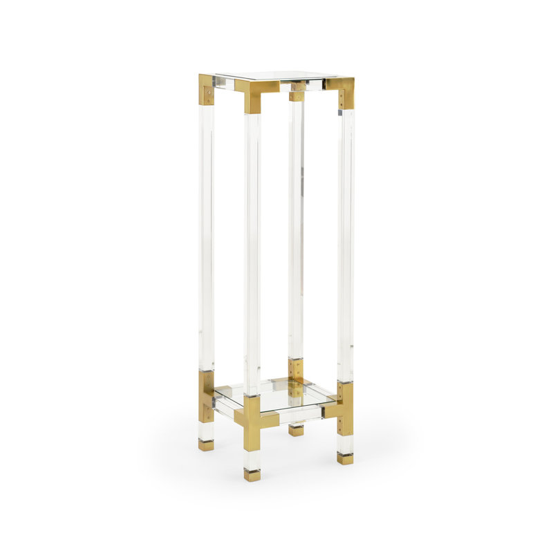 Square Multi-tiered Plant Stand, 48.25" H x 14" L x 14" D
