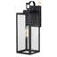 Schlesinger Matte Black Outdoor Wall Lantern with Dusk to Dawn-1540341186