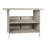 Rimah Rectangular Indoor/Outdoor Wicker Rattan Patio Bar Counter Table with Two Shelves-1085805505-1085805506