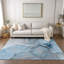 Tapis bleu intérieur / extérieur en polyester tissé à la machine Alfonzo-729969696