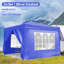 Auvent de jardin portatif 10 pi x 10 pi avec 4 parois latérales amovibles - Ez Pop Up pour l'extérieur, la plage, le camping, les événements de tente de blocage de mariage, la protection de camping, imperméable