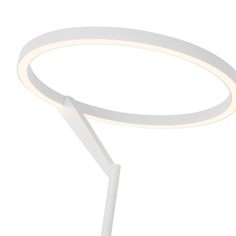 Roda LED Torchiere Floor Lamp, White