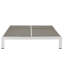 Chaise longue d'extérieur Isabella avec filet à séchage rapide et structure en aluminium-76955338