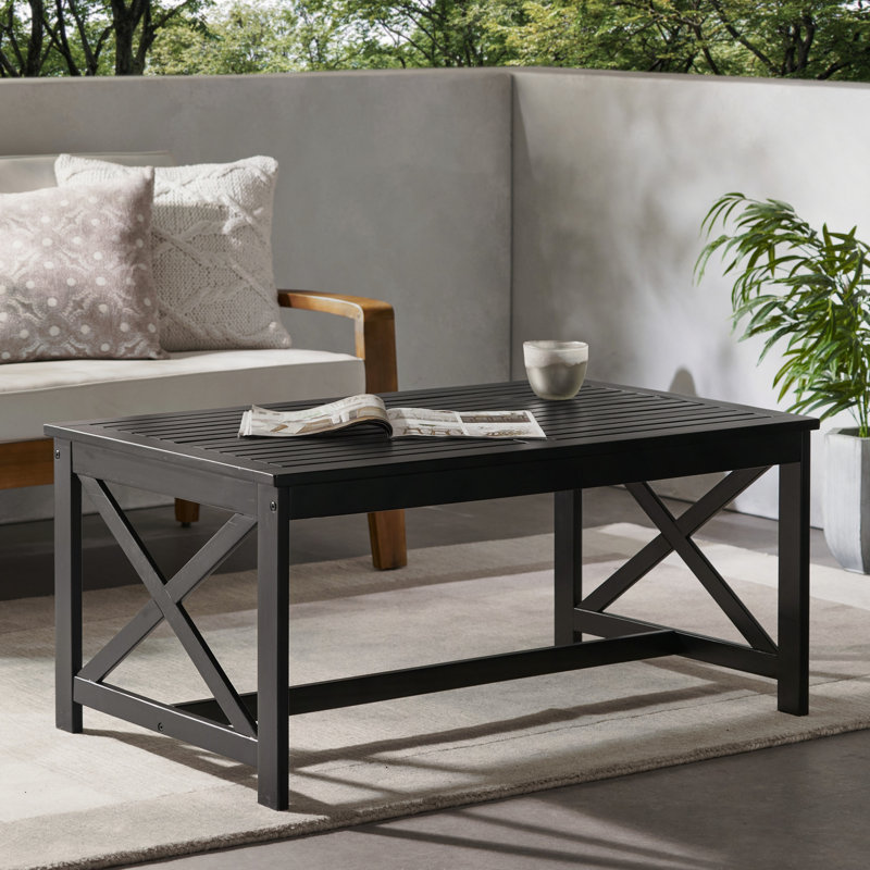 Tables de patio, Noir