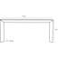 Ormando 74.5'' W Solid Wood Console Table