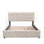Lit plateforme tapissier avec tiroirs et lit gigogne-752401225