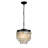Dickison 3-Light 13" Capiz Shell Chandelier 5 Tiered Coastal Seashells Pendant Light-1129985506