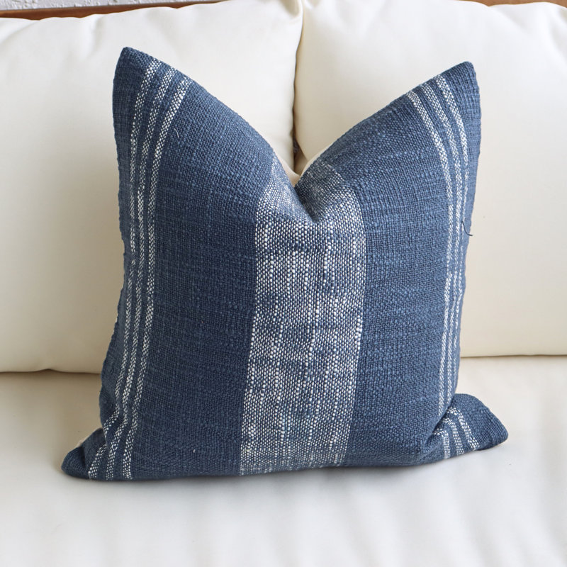  Striped Cotton Pillow Cover