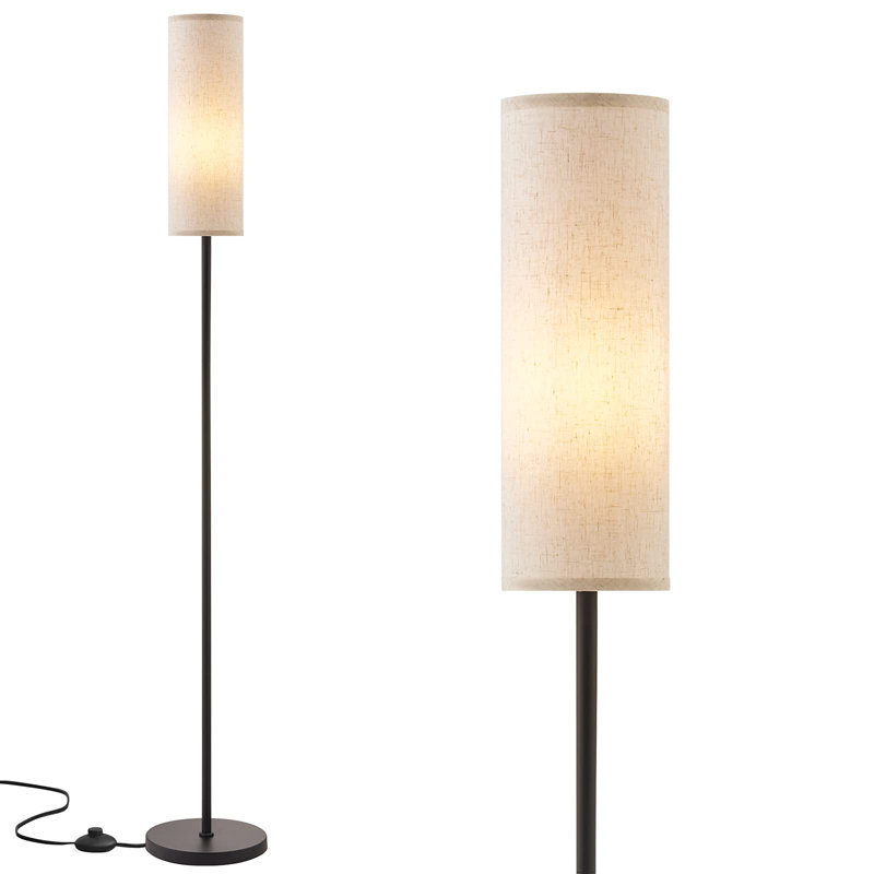 Mhirren 162.5cm Black Column Floor Lamp