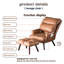 Méridienne large et repose-pieds 29,52 po Alida-2113168310