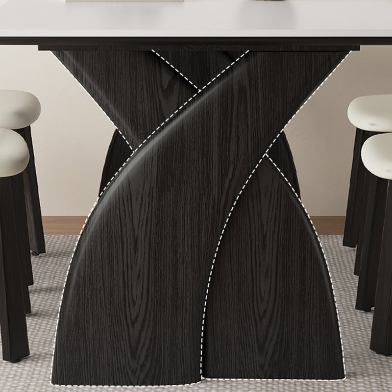 Table de salle à manger Retro, H 29,52 po x L 55,11 po x l 31,49 po