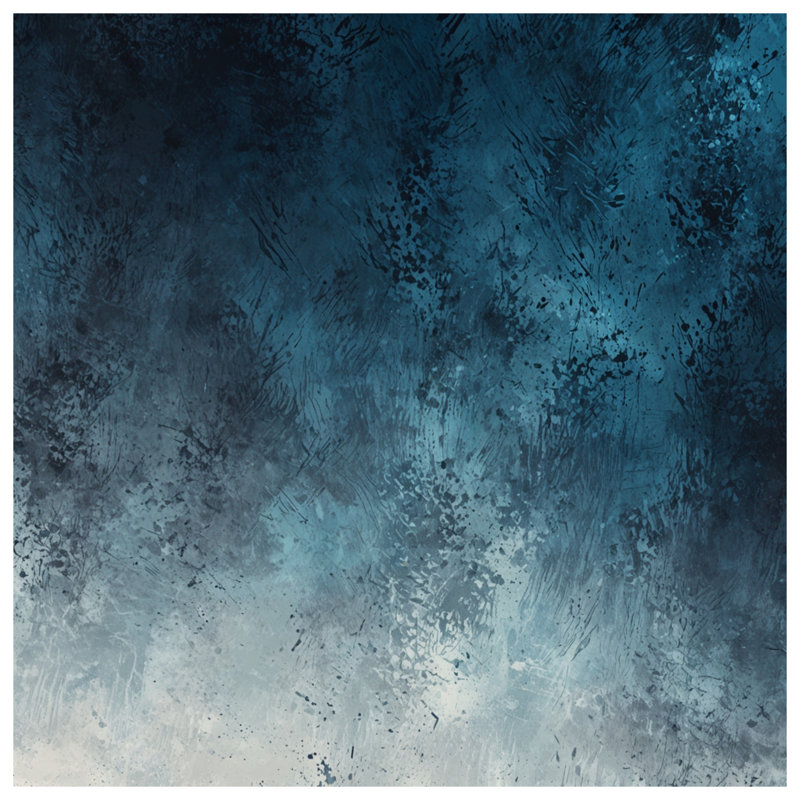 Couvertures bleues à texture grunge, L 60 po x H 80 po