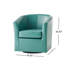Fauteuil d'appoint pivotant en similicuir-21430227