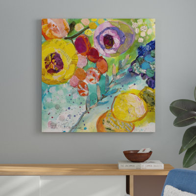 «Bold Blooms II», peinture sur toile