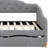 Charls Upholstered Linen Daybed with Trundle Bed