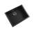 Plymouth 23.625'' L Undermount Single Bowl Granite Kitchen Sink-15777318