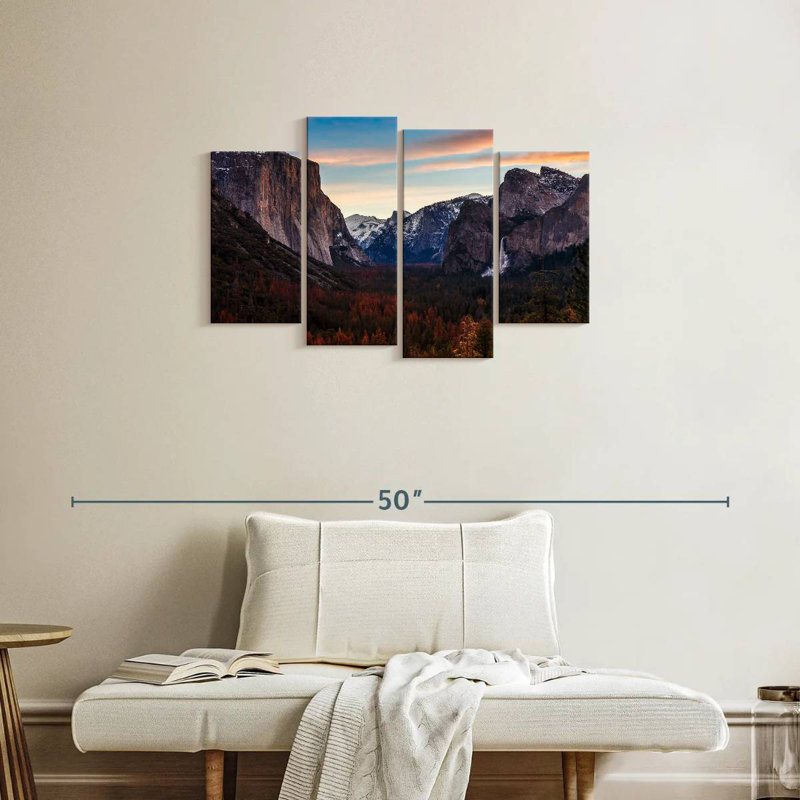 Alvord Scenic Yosemite Peaks, H 22 po x l 36 po
