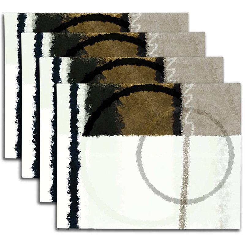 Napperon abstrait en polyester