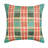 Christmas Dog Embroidered Chenille Throw Pillow