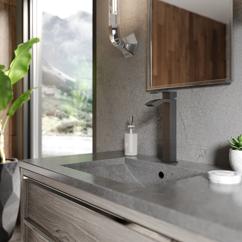 Robinet pour salle de bain ZLINE, Métal industriel