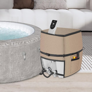 Hot Tub Spa Heater Pump Cover, Black