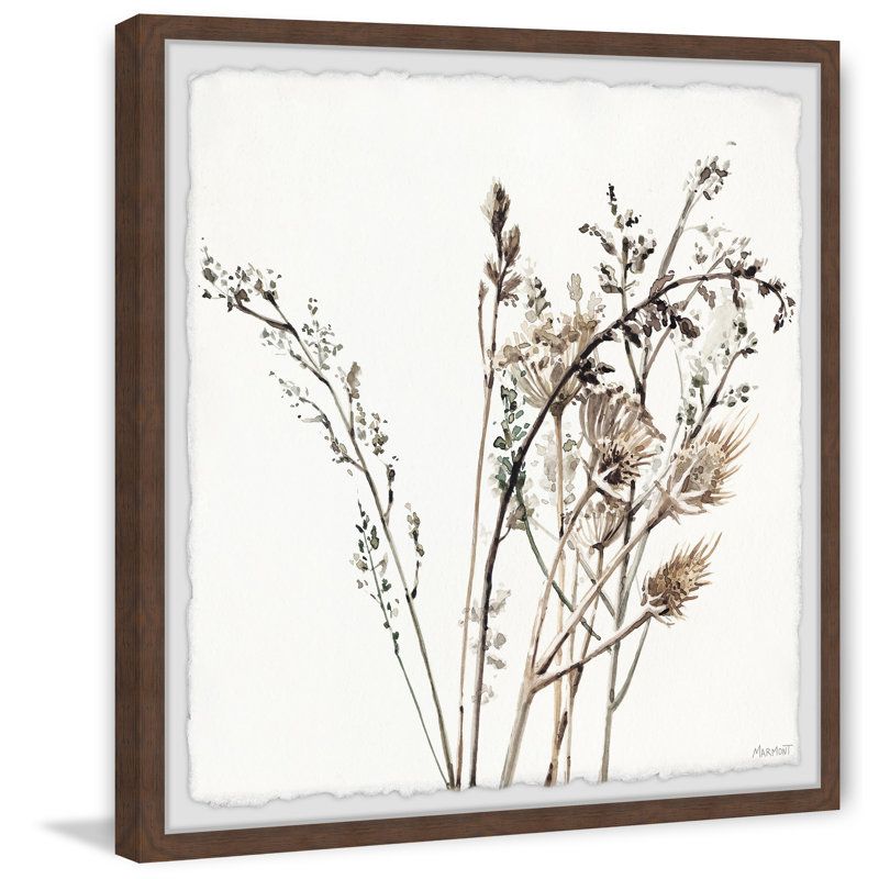 Mixed Plants - Single Picture Frame Painting, 41 cm H x 41 cm W