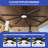 Lanh 80'' Ceiling Fan with LED Lights