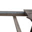 Table de salle à manger, grande table de cuisine extensible de 106,3 po