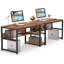 Bureau double 78,7 "pour deux personnes avec tablettes (sans la chaise)