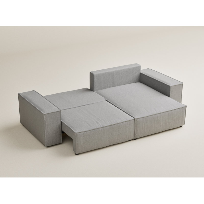 Upholstered Corner Sofa, Right Hand Facing, Beige