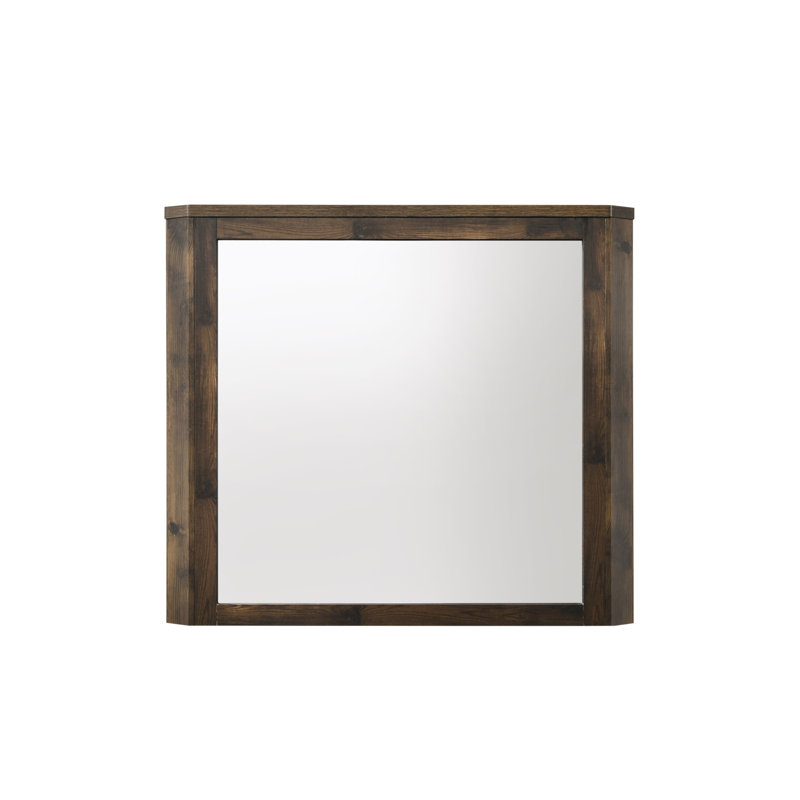 Elettra Rustic Walnut Finish Mirror