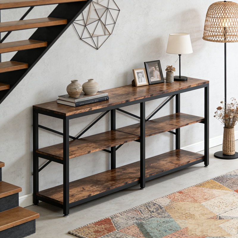 Sofa Table,3-Tier Hall Table,Console Table