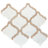 Tahitian Pearl 14" x 14.5" White Satin Glass Mosaic Wall Tile-93419313