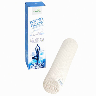 MemoryFoam Comfort Cervical Bolster Pillow - Washable Soft Cover for Neck & Spine Support - Lumbar & Leg Vertebra Relief - 18 inch Roll