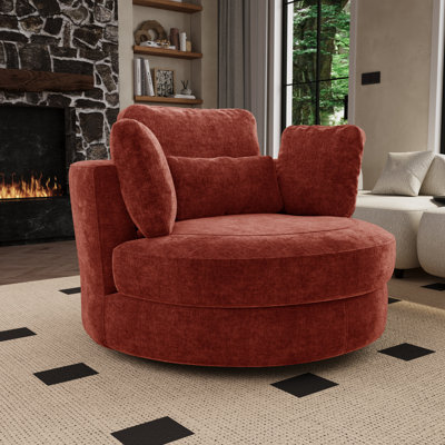 Fauteuil demi-tonneau pivotant l 50 po