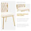 Chaise de salle d'attente avec structure en métal