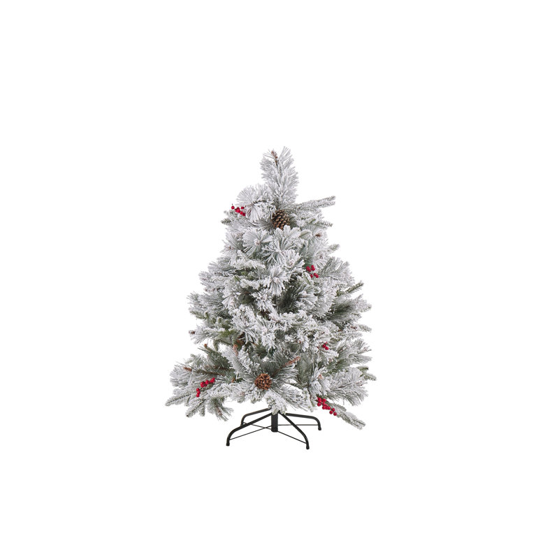 Masala Artificial Pine Christmas Tree, 3.94ft H x 3.28ft W x 1.54ft D