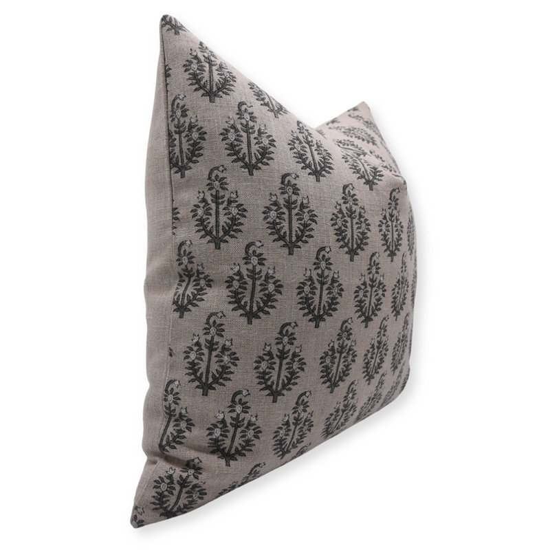 Housse et insert de coussin en lin intérieur / extérieur, 22 po x 22 po