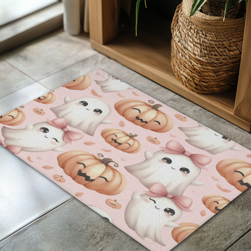 Tapis Haunted Pumpkin Pals, Rectangulaire 3 pi x 5 pi